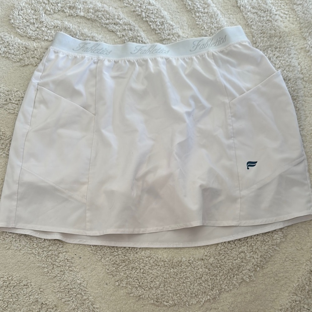 Fabletics White Athletic Skirt